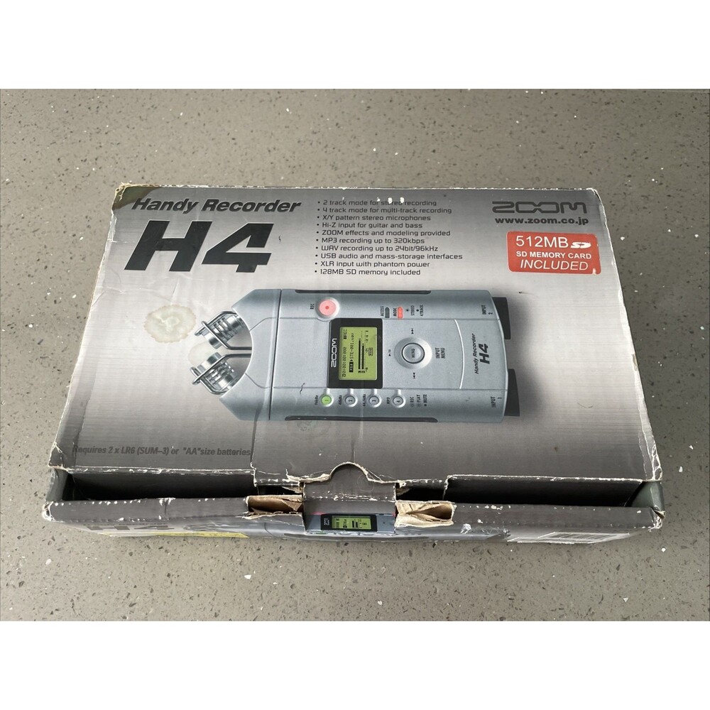 ZOOM H4 Handy Recorder Handheld Digital Recorder TESTED